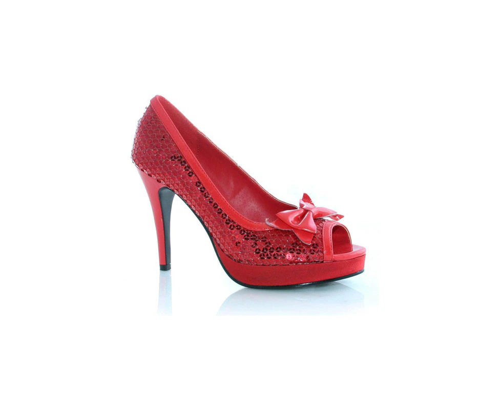 Dorothy Red Glitter Wizard of Oz High Heel Adult Shoes