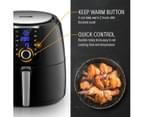 Maxkon 7L Air Fryer Health Cooker Low Oil Air circulation 12 Blades LCD Black With Warm Function 2