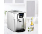 Maxkon Portable Ice Maker Machine Water Dispenser Home & Commercial Use Silver