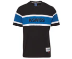 K-Swiss Men's Ace Graphic Tee / T-Shirt / Tshirt - Black