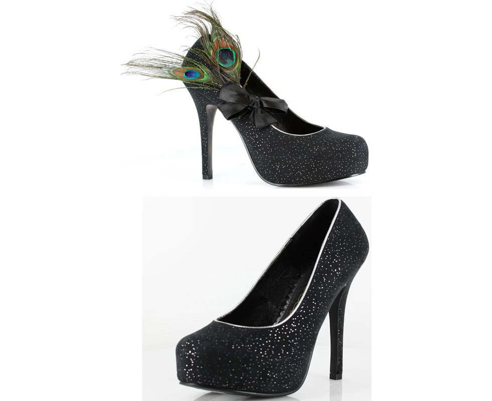 Peacock Sparkle 5 High Heel Adults Shoes",69.99"