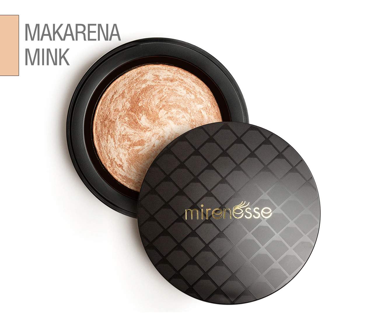 Mirenesse Marble Mineral Blush Face Powder 12g - Makarena Mink