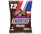 3 x Snickers Fun Size Chocolate Bars 216g