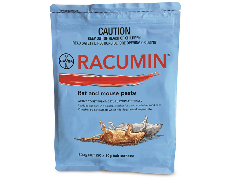 Bayer Racumin Paste Rat Mouse Rodent Poison Bait Paste 500g