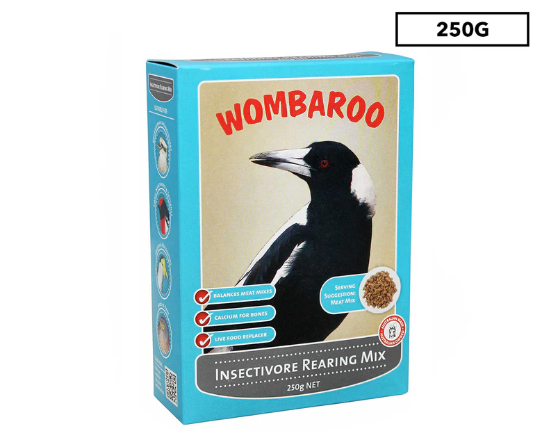 Wombaroo Passwell Insectivore Bird Rearing Mix 250g