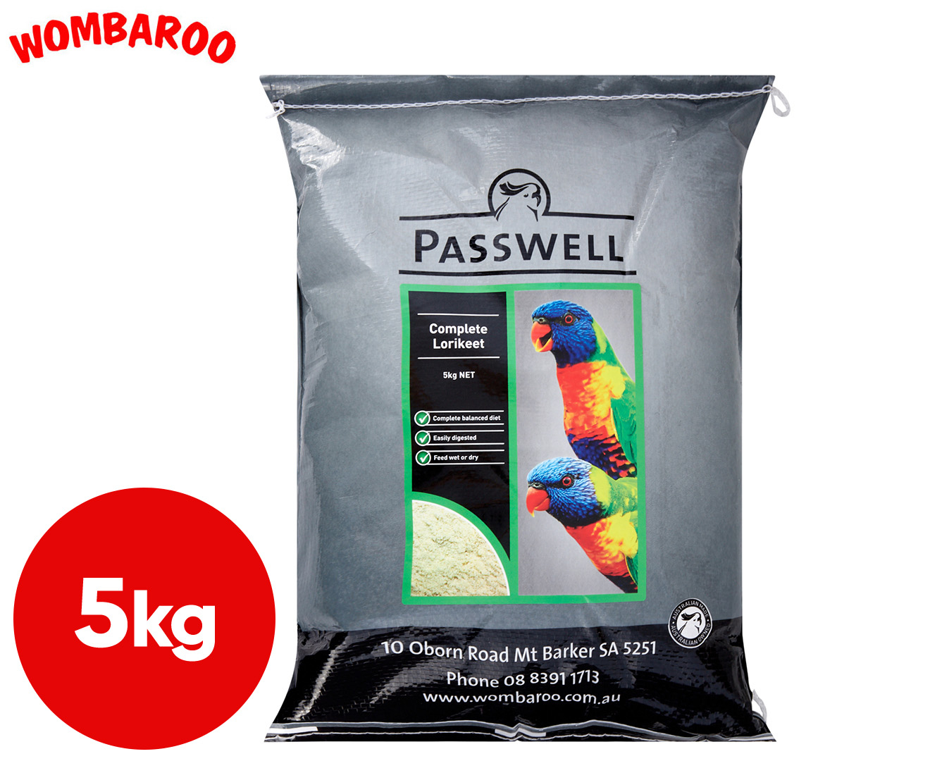 passwell hand rearing food 5kg