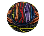 Hat Aboriginal Design - Gudhu Galba (Rainbow River) Design - Jedess Hudson