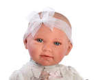 Llorens Doll Amelia Crying Soft Body Infant Baby Girl with Blanket 42cm 74062