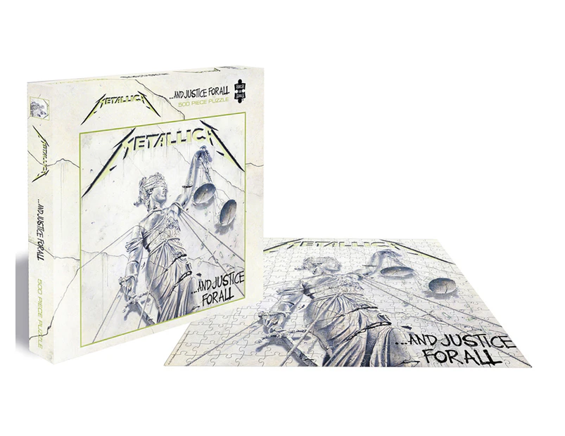 Rocksaws Metallica And Justice For All 500-Piece Jigsaw Puzzle