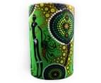 Stubby Cooler X2 Aboriginal Design - Hunters & Gatherers Rainforest  - Colin Jones 4