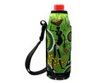 Water Bottle Cooler Aboriginal Design (600ml)  - Hunters & Gatherers Rainforest Design - Colin Jones