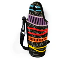 Water Bottle Cooler Aboriginal Design  - Gudhu Galba (Rainbow River) Design - Jedess Hudson