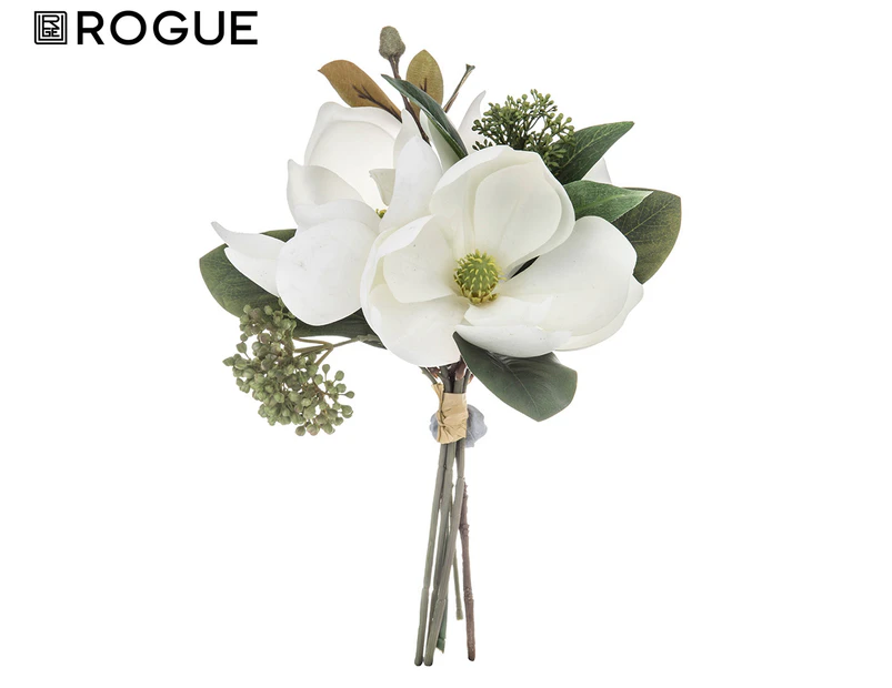 Rogue 33cm Magnolia Bouquet Faux Flowers