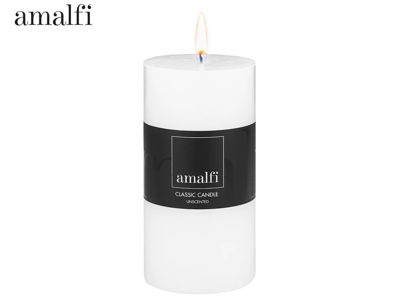 Amalfi 15cm Candlelight Classic Pillar Candle - Unscented