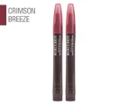 2 x Burt's Bees Tinted Lip Oil - Crimson Breeze