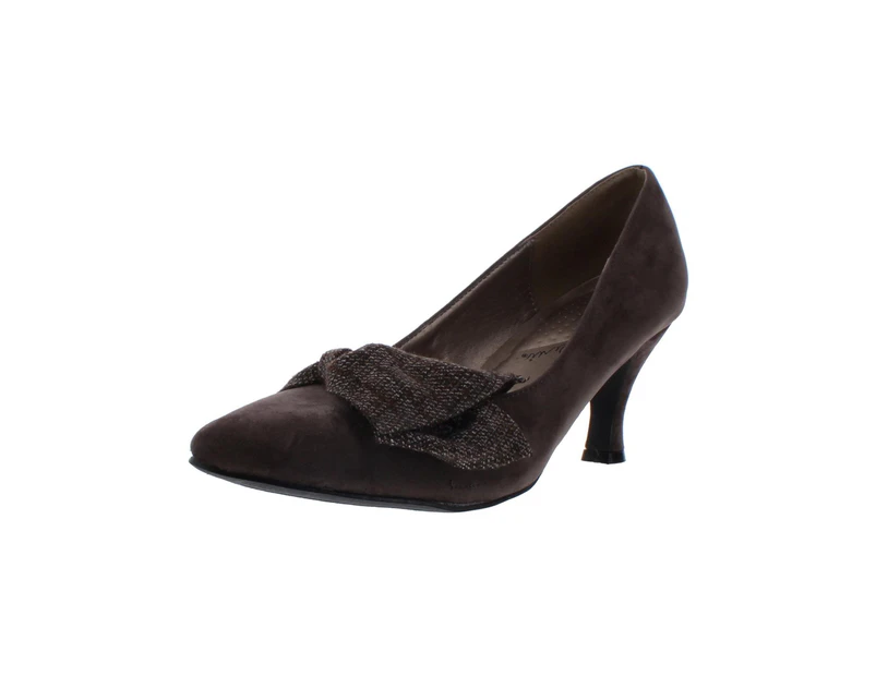 Bellini Women's Heels Charm Plaid - Color: Brown/Velvet/Plaid