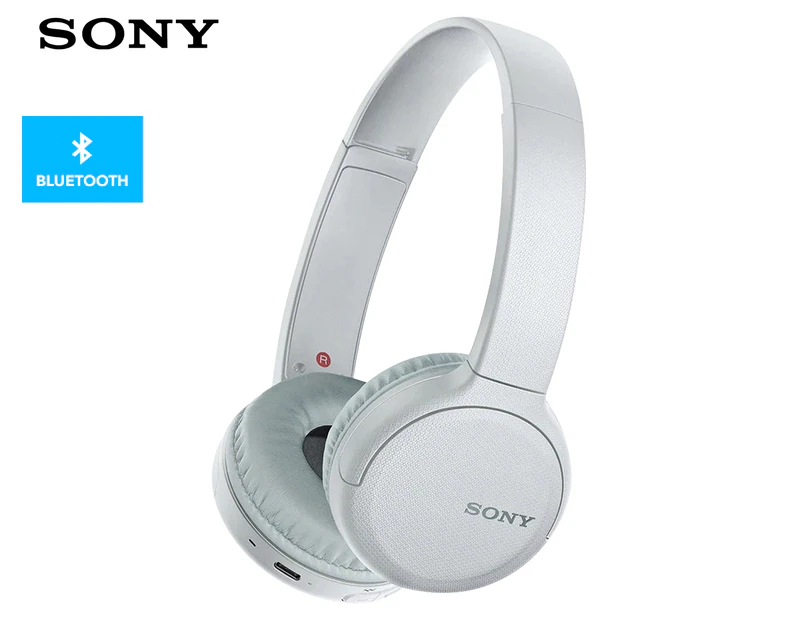 Sony WH-CH510 Wireless Bluetooth Headphones - White