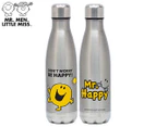 Mr Men Insulated Stainless Steel Drink Bottle - Mr Happy