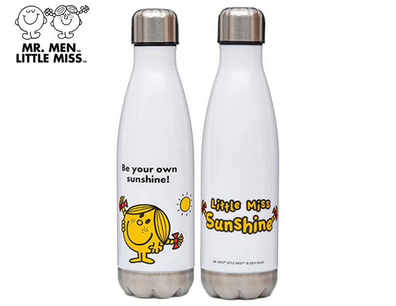 Little Miss Sunshine 680mL Stainless Steel Drink Bottle - White/Multi