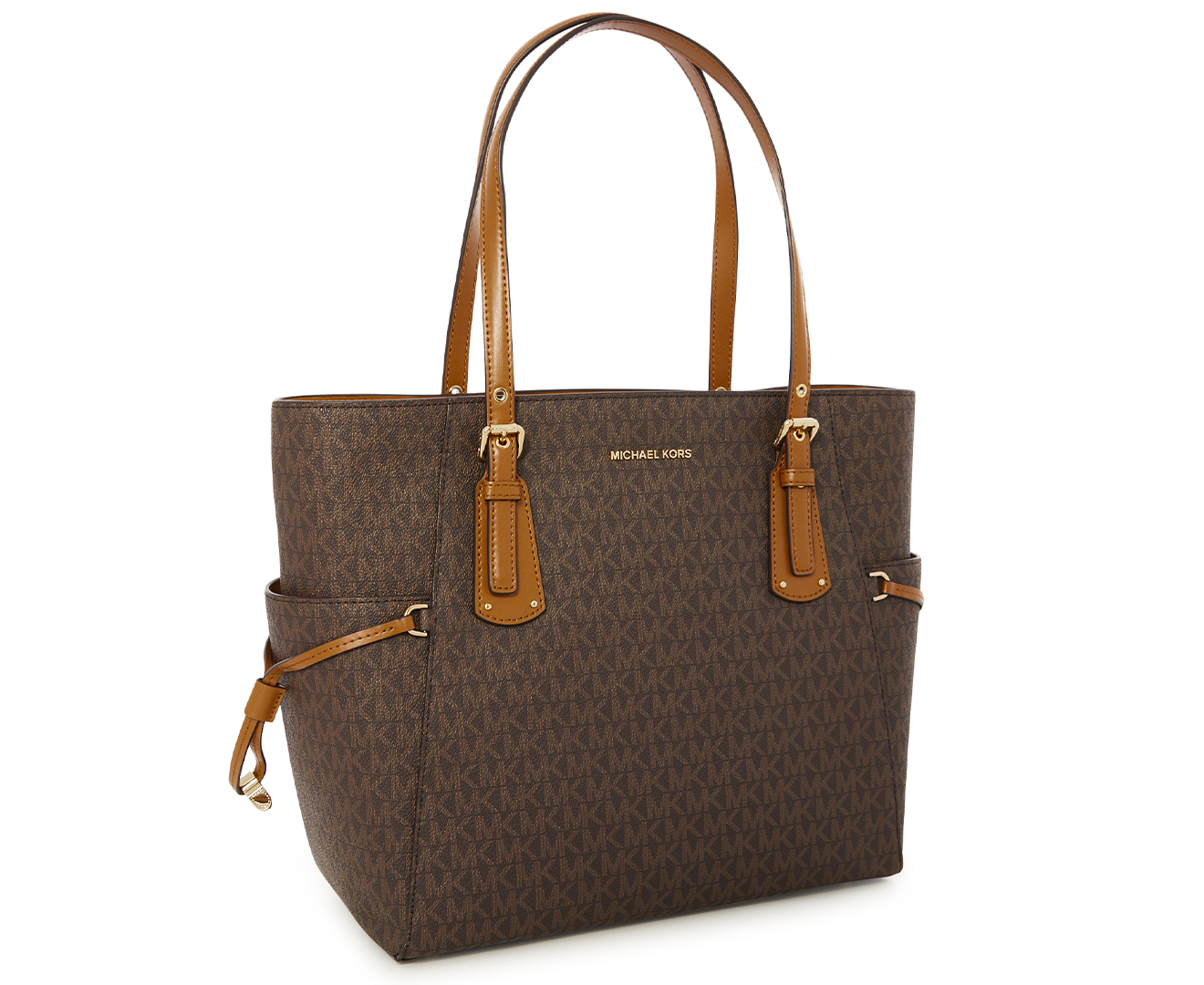 Michael Kors Voyager East West Signature Tote - Brown 