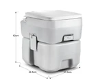 20L Portable Toilet Water Tank With Latest Flushing System