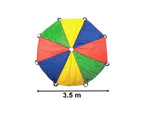 Outdoor Rainbow Parachute Exercise Game