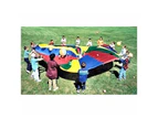 Outdoor Rainbow Parachute Exercise Game