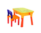 Water & Sand Activity Table Set With Chair