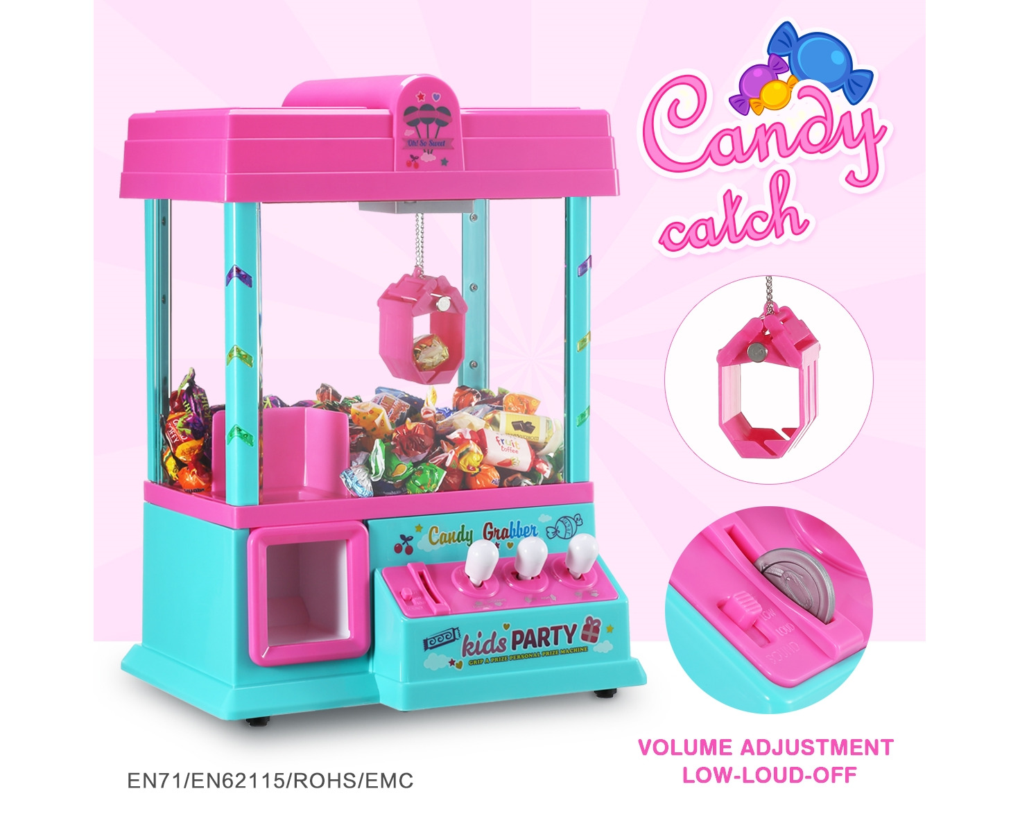 typo mini claw machine