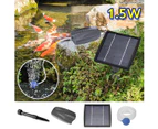 Solar Powered Pond Air Pump for Fish 1.5W