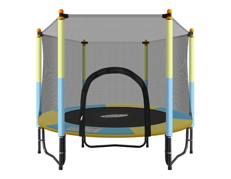 Genki 60 inch  Round Outdoor Indoor Mini Trampoline with Safety Enclosure 80KG