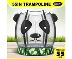 Genki 55 Inch Panda Trampoline Enclosure Caps With Entry & Exit Zipper