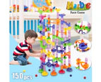 150Pcs Safe Marble Race Game Building Game For kids 3+