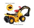 Kids Ride on Digger Electric Excavator Bulldozer Loader Car with Safety Helmet 4