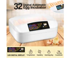 32 Egg Incubator Fully Automatic Turning Chicken Duck Poultry Egg Turner Hatcher