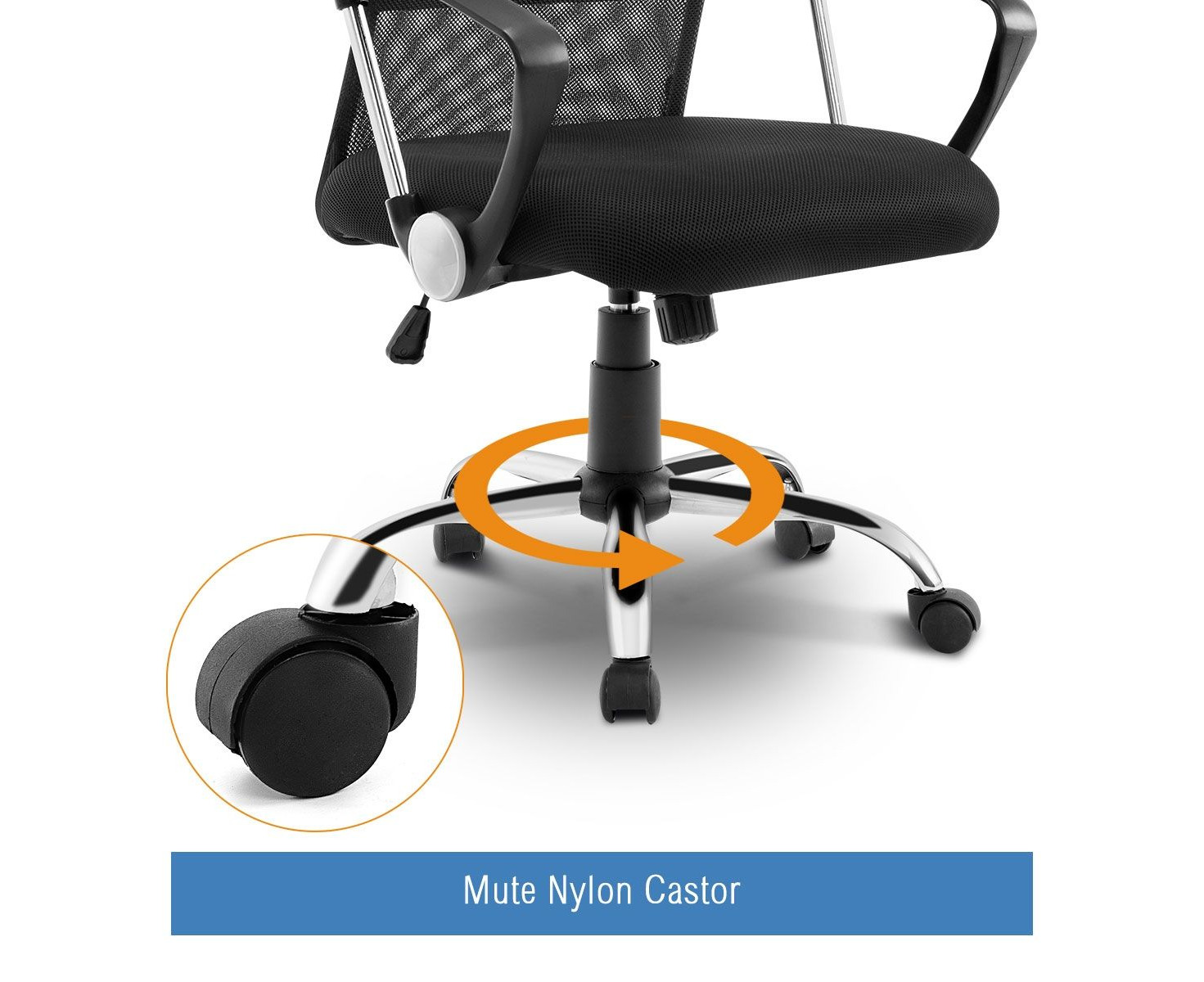 neader ergonomic mid back mesh office chair