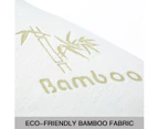 Luxdream Shredded Memory Foam Pillow 2 Pack with Bamboo Cover   70x40cm