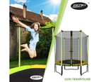 Genki 55 inch  Round Outdoor Indoor Mini Trampoline with Safety Enclosure 80KG