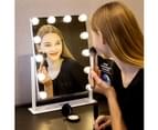 Maxkon Hollywood Style Makeup Mirror 12 LED Lights Vanity Mirror with Touch Control 7