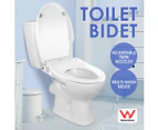 Non-Electric Bidet Toilet Seat Cover Hygiene Washlet Dual Nozzle Sprayer Bathroom Shattaf