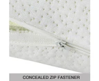 Luxdream Shredded Memory Foam Pillow 2 Pack with Bamboo Cover   70x40cm