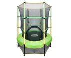 Genki 55 inch  Kids Trampoline with Safety Enclosure Net