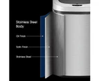 80L Stainless Steel Motion Sensor Dustbin Recycle Bin Automatic Rubbish Kitchen Waste Trash Can