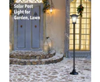 Deluxe Outdoor Solar Lights Garden Lamp Post