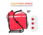 2-in-1 3000W Portable Electric Industrial Fan Heater Free Standing Carpet Dryer SAA Red