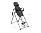 Genki Safe Massage Gravity Inversion Table Adjustable Foldable Back Invert with Lumbar Belt