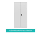 Steel Storage Cabinet Wardrobe Closet with Locks