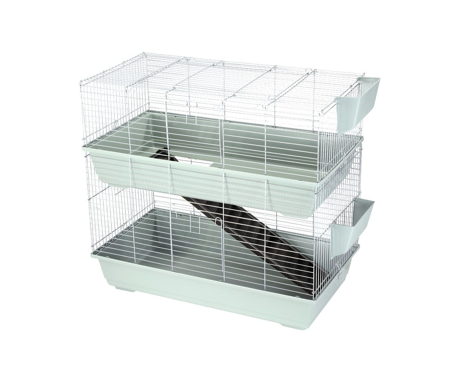 120 double rabbit cage