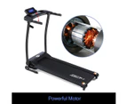 Genki Folding Treadmill Fitness Exercise Machine with Pulse Sensor
