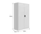 Steel Storage Cabinet Wardrobe Closet with Locks